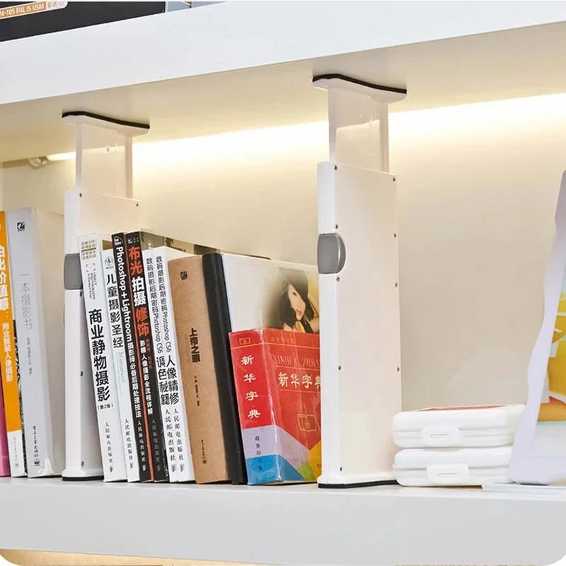 T Drawer Divider Adjustable Home Organization Dividers White Plastic Partition Holder Creative Retractable Drawer Dividers