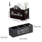Wooden Organizer for Remote Controls Stationery for Living Room Bedroom Office Desk Storage Storage Bins for Home Organization
