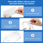 8/13/25Pcs Drawer Organizers Set Clear Plastic Desk Divider Bins Bedroom Dresser Office Storage Box for Makeup Jewelries Kitchen