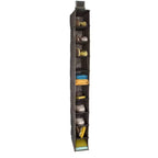 54 In. H Gray Fabric Hanging Closet Organizer
