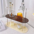 Ins Style Acrylic Multi-Layer Storage Rack Decorative Shelves Desk Organizer Makeup Jewelry Home Organization Garden