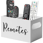 Wooden Organizer for Remote Controls Stationery for Living Room Bedroom Office Desk Storage Storage Bins for Home Organization