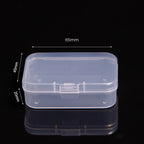 White Dustproof Storage Box Stackable Sundries Storage Organizer with Cover Stationery Storage Case Home Organization Holder