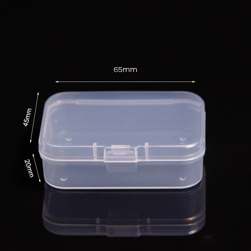 White Dustproof Storage Box Stackable Sundries Storage Organizer with Cover Stationery Storage Case Home Organization Holder