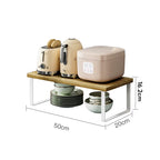 Kitchen Desktop Shelf Layered Storage Partition Rack Small Shelf for Storing Dishes Seasonings in the Cabinet Home Organization