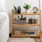 Heather Gray Small Woven Strap Shelf Cube Storage Bin (2-Pack)